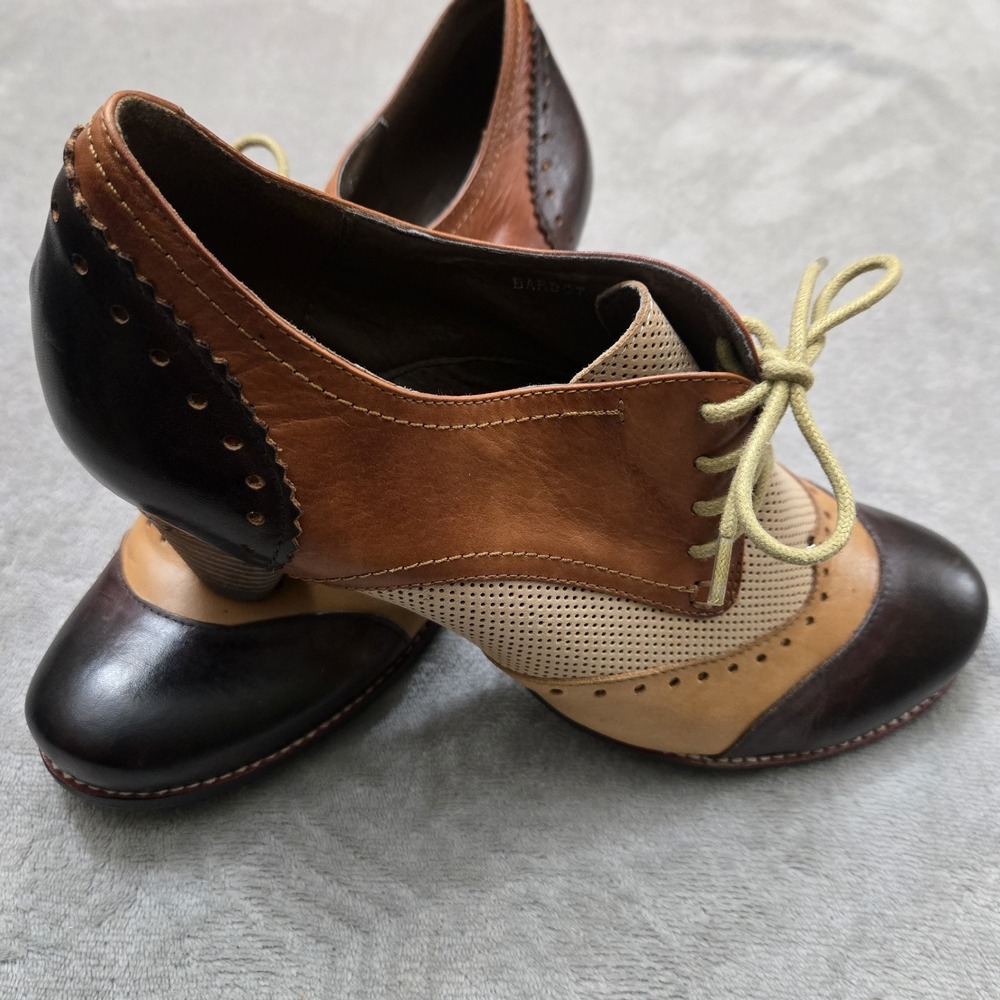 L'Artiste by Spring‎ Step Bardot Womens Pumps Leather Brown Size 42 - Picture 3 of 10
